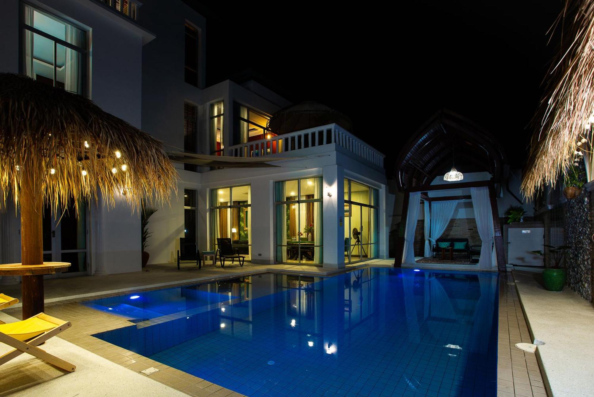 Nagawari Art Maldives Pattaya Villa Na Chom Thian Exterior photo