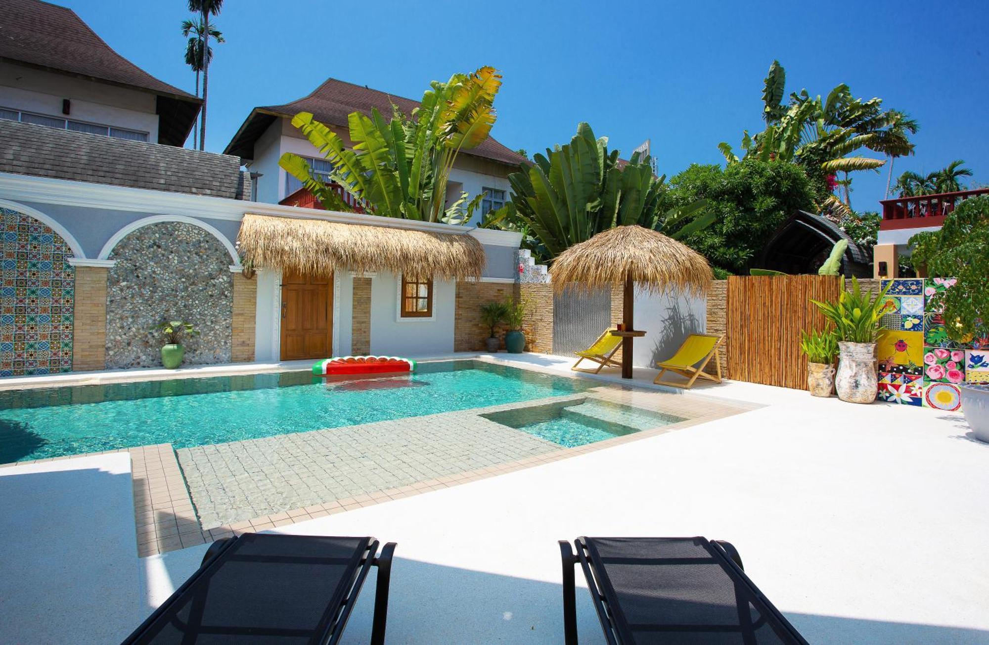 Nagawari Art Maldives Pattaya Villa Na Chom Thian Exterior photo